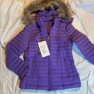 NWT Beretta Real Fur Trimmed Down Injection Jacket 4